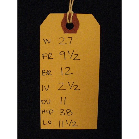 LEVIS Zipper 550 CUTOFF JEAN SHORTS 27 RELAXED Juniors Red Tab STRETCH Blue - Picture 11 of 11